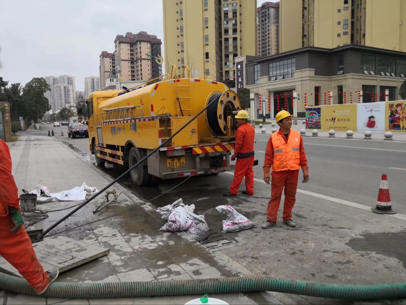 新青排污管道清淤-管道清洗